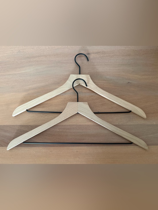 Target Other - 24 Brightroom (from Target) wood & steel hangers with textured sides